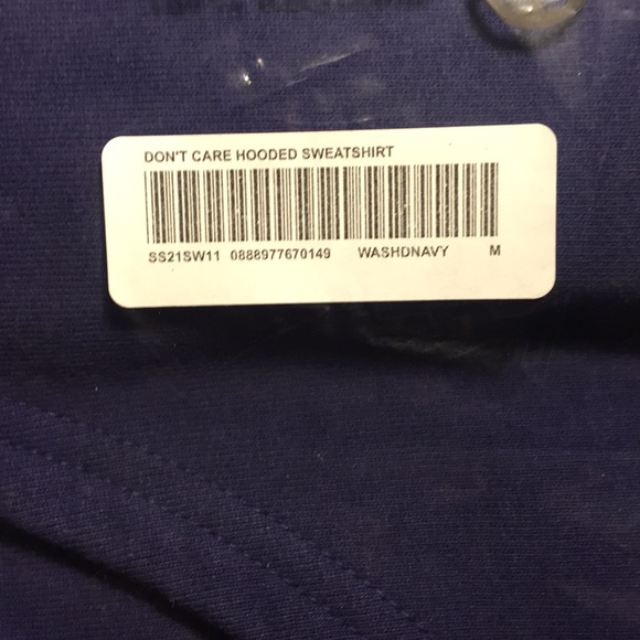 SUPREME SS21 Don’t Care Hooded Sweatshirt SEALED オンラインストア買い SUPREME Don't Care Hooded Sweatshirt パーカー